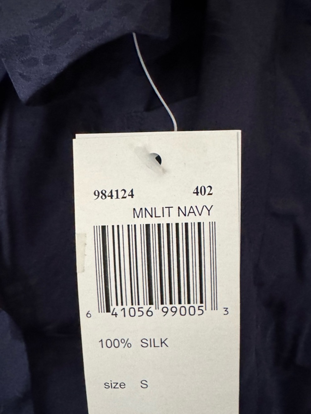 august silk Navy Satin Button-Down Shirt and pants - Picture 5 of 7